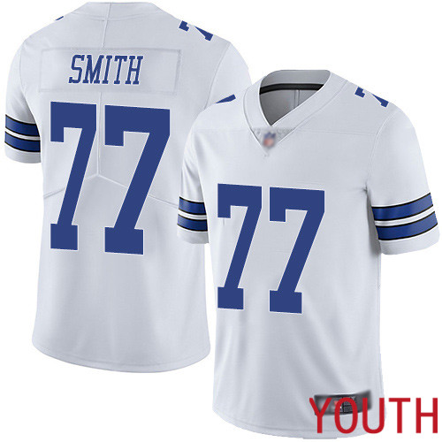 Youth Dallas Cowboys Limited White Tyron Smith Road #77 Vapor Untouchable NFL Jersey->youth nfl jersey->Youth Jersey